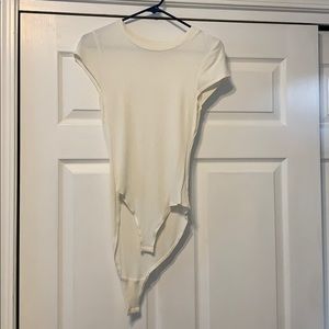 Cream body suit